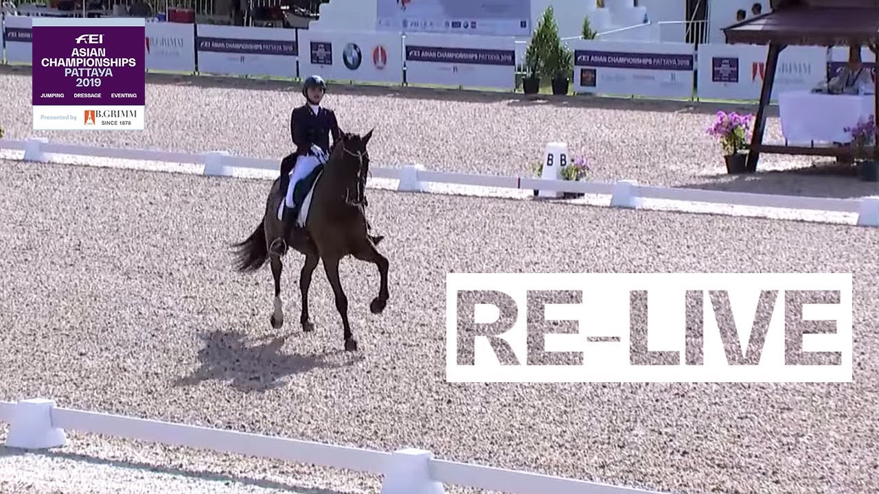 RE-LIVE | Dressage - Individual Competition | FEI Asian Championships 2019 presented by B. Grimm