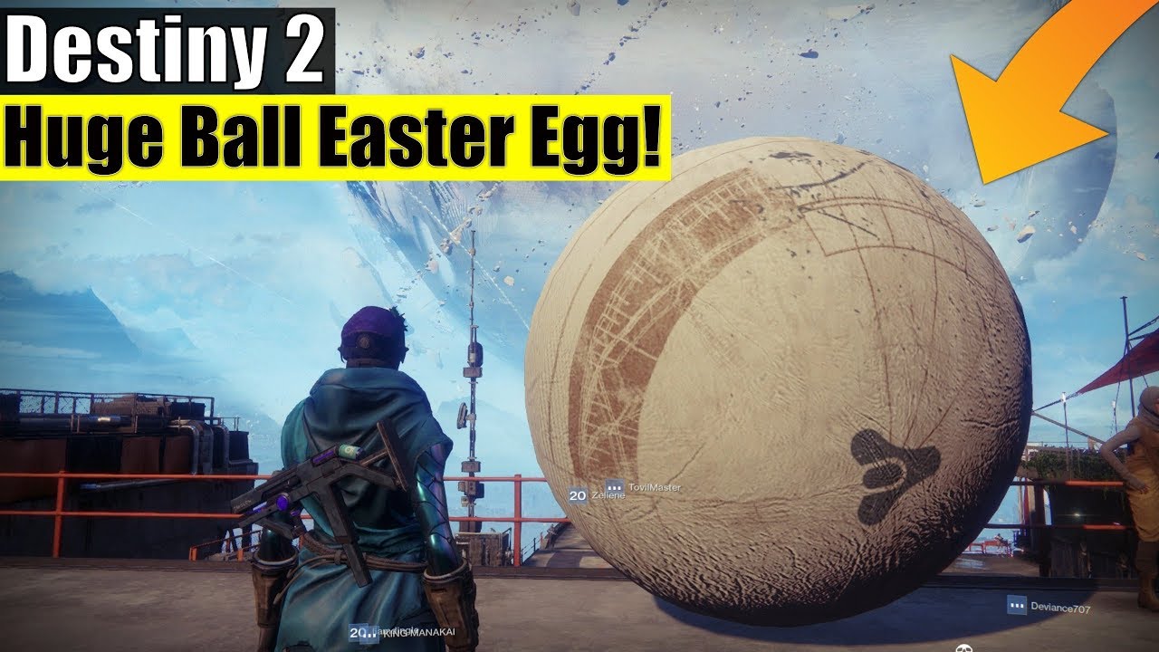 Destiny 2 - Huge Traveller Ball Easter Egg Guide! (Amazing Ball Easter Egg!)