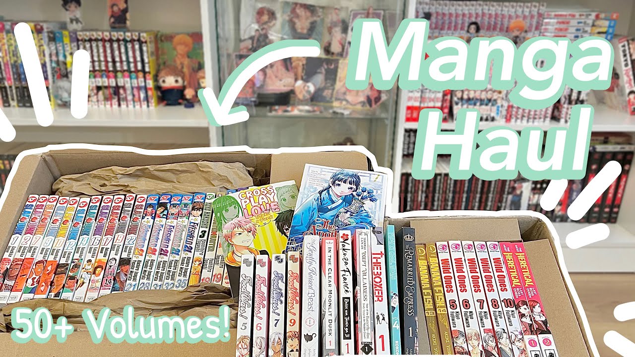 Manga Haul + Unboxing || Декабрь (более 50 томов!)