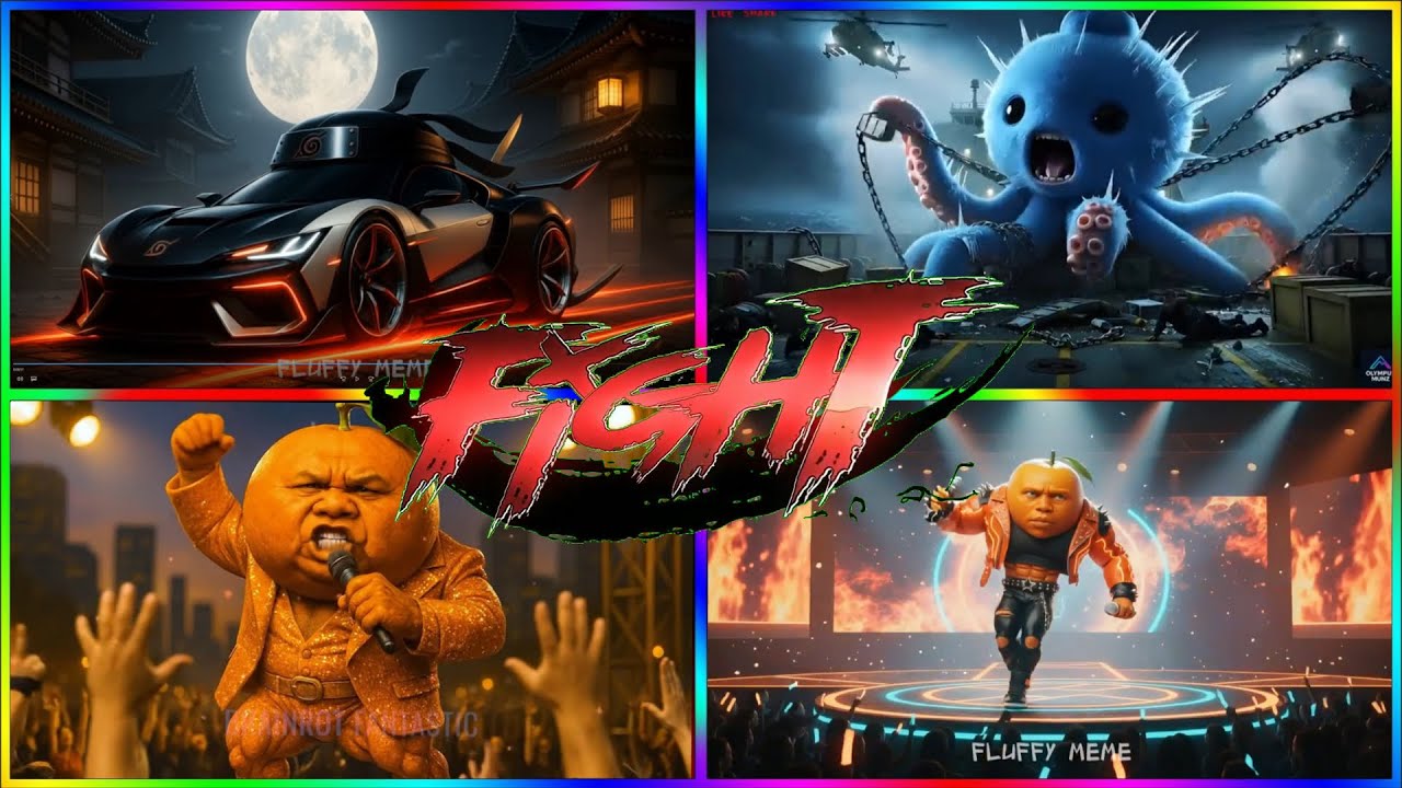 🔥 Savage Orange 🍊🎤 VS 💀 Destroyer Octopus 🐙  EPIC FIGHT YOU CAN’T MISS #tileshopedmrush #edmrush