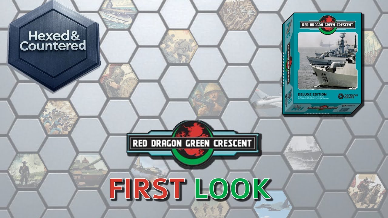 Red Dragon Green Crescent Deluxe (Decision Games) - First Look