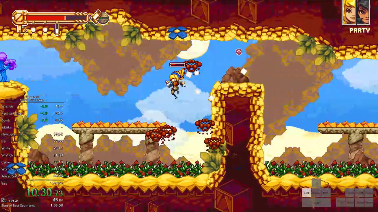 Iconoclasts - 100% speedrun - 1:37:43 (Standard)