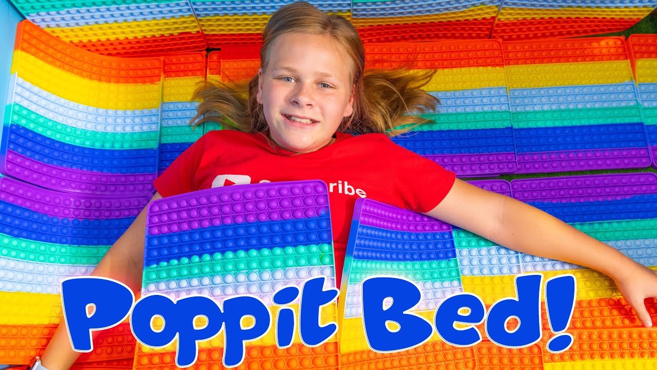 Assistant Makes a Poppit Bed and Fort for Blippi Dog Wiggles