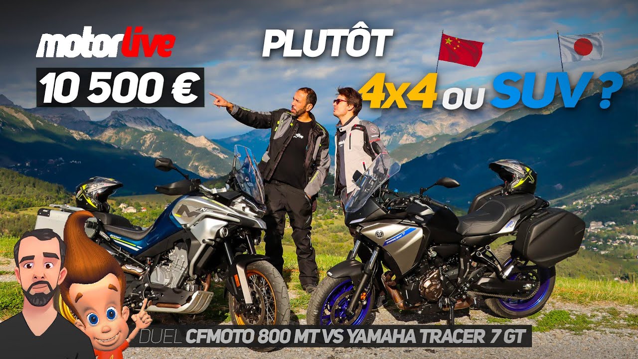 CFMOTO 800 MT vs YAMAHA TRACER 7 GT - MOTORLIVE