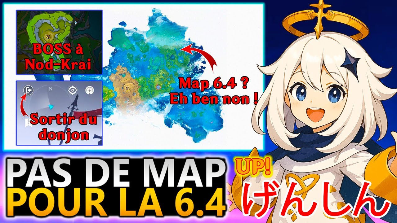 NEW UPDATE! IL N'Y AURA PAS DE MAP POUR LA 6.4  | Genshin Impact - げんしん 【原神】