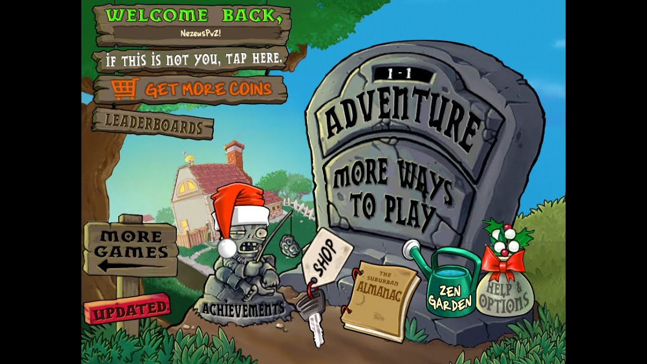 Plants vs. Zombies HD для iPad [Версия 1.9.4] | Уровни 2-8 (Праздничный режим)