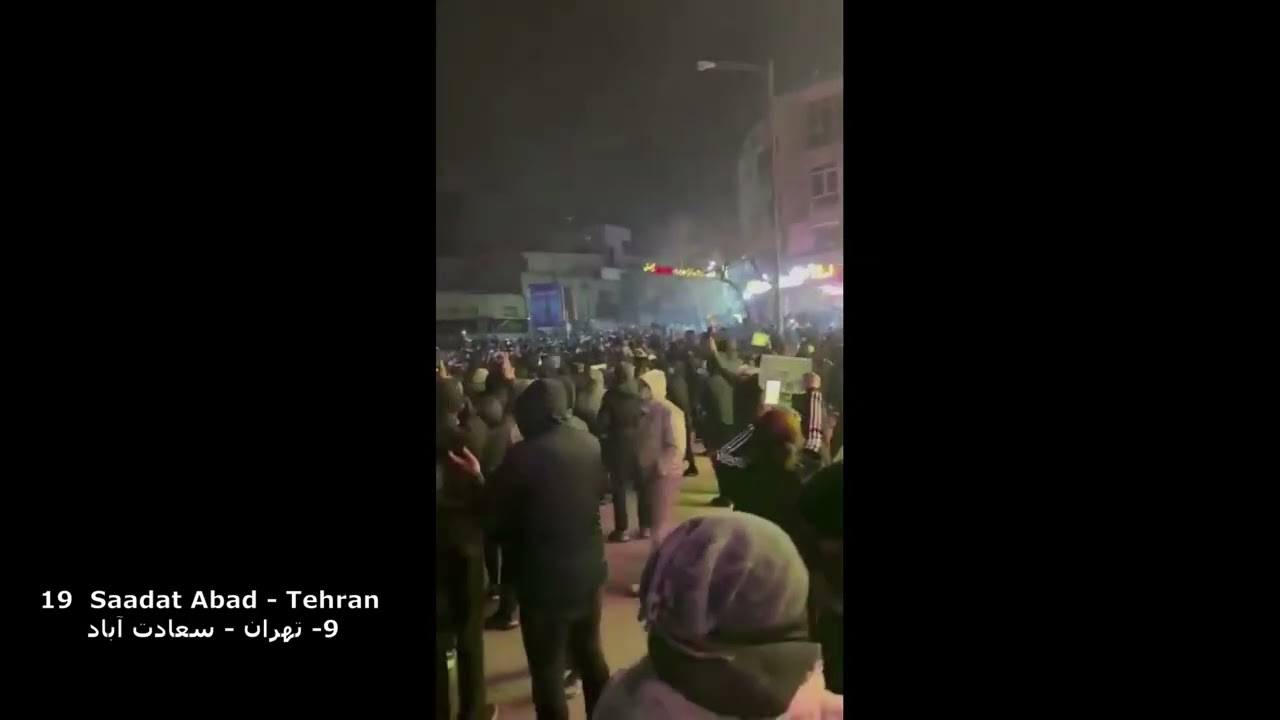 Iran Uprising &ndash; 9 Jan, Saadat Abad (Tehran) | 12,000 Protesters Killed