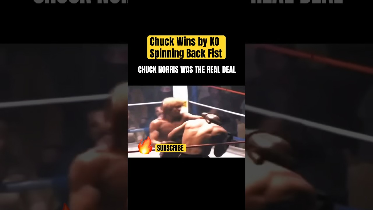 Chuck Norris was a Real Fighter! #chucknorris #fullcontactkarate #champion #confidence #kickboxing