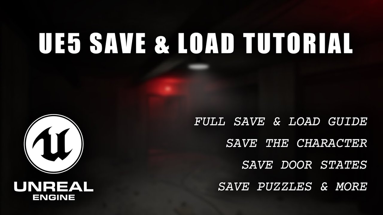 Unreal Engine 5 Save & Load System Tutorial | Save Player, Doors, Keys & More