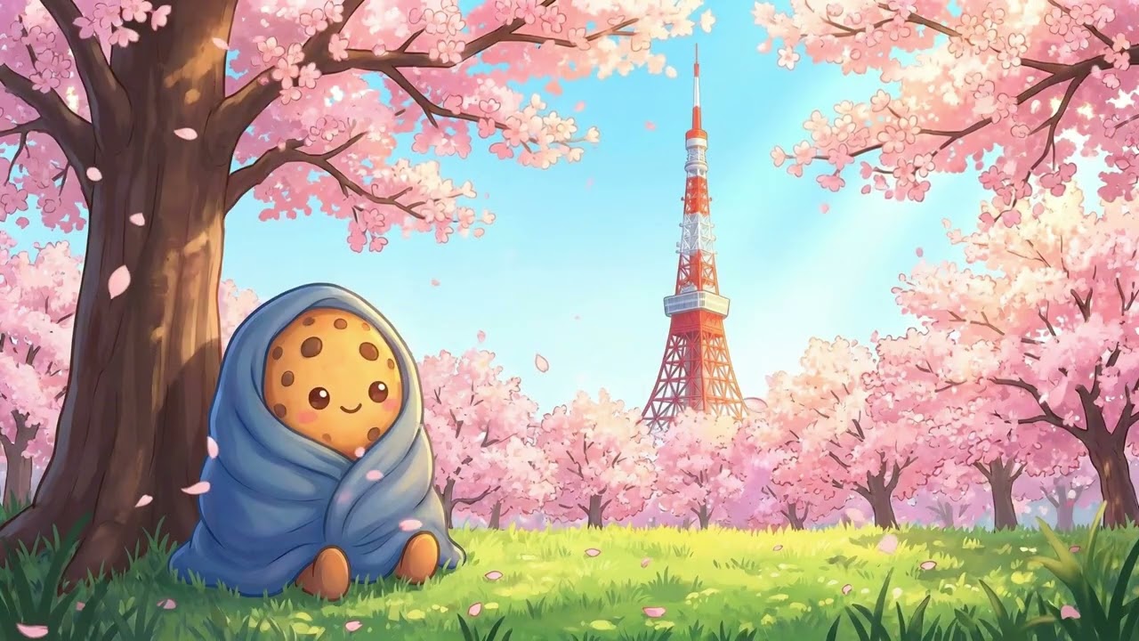 Cherry Blossom Lofi 🌸 Relaxing Music to Study/Work to - Tokyo Spring Vibes 