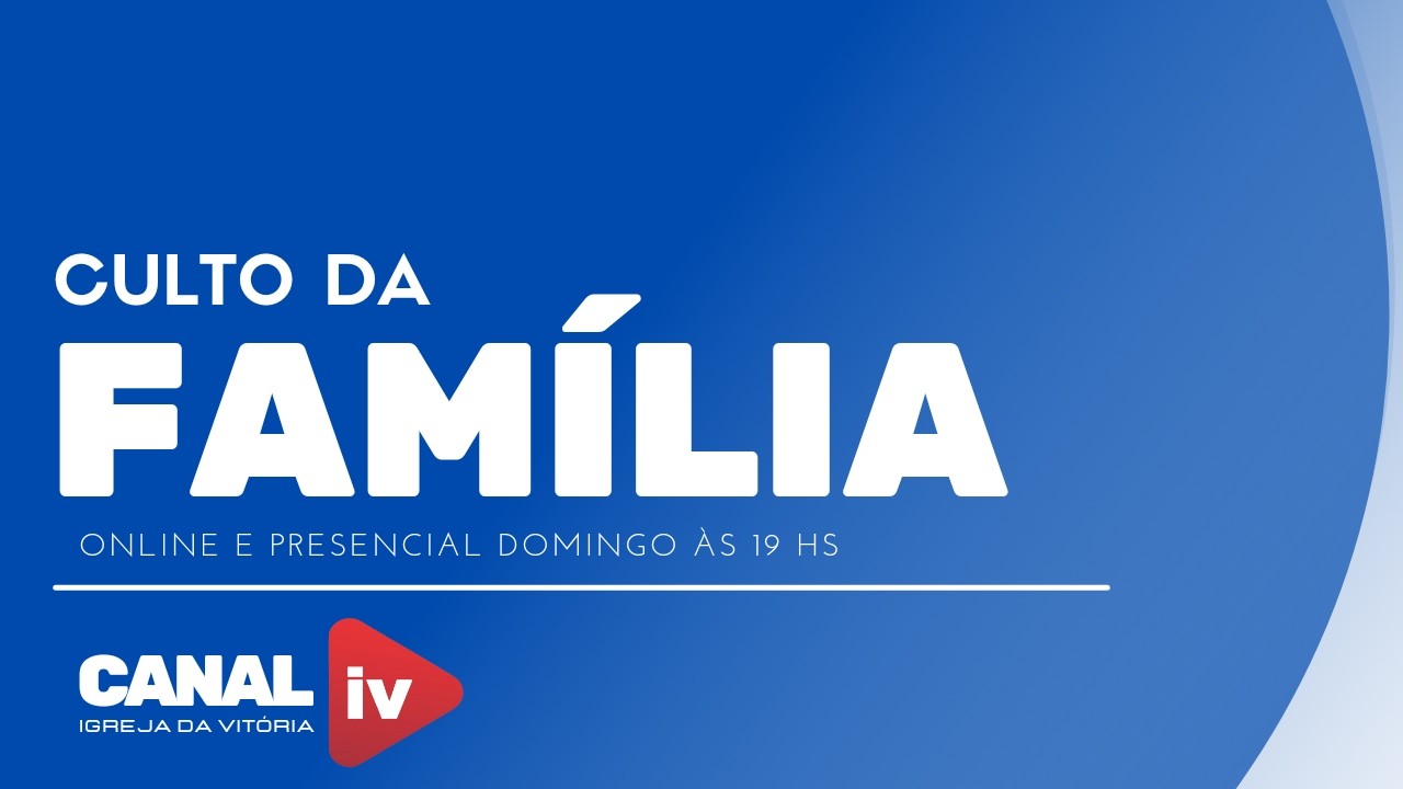 IGREJA DA VITÓRIA DE JARAGUÁ - CULTO DA FAMILIA - 08/03/2026
