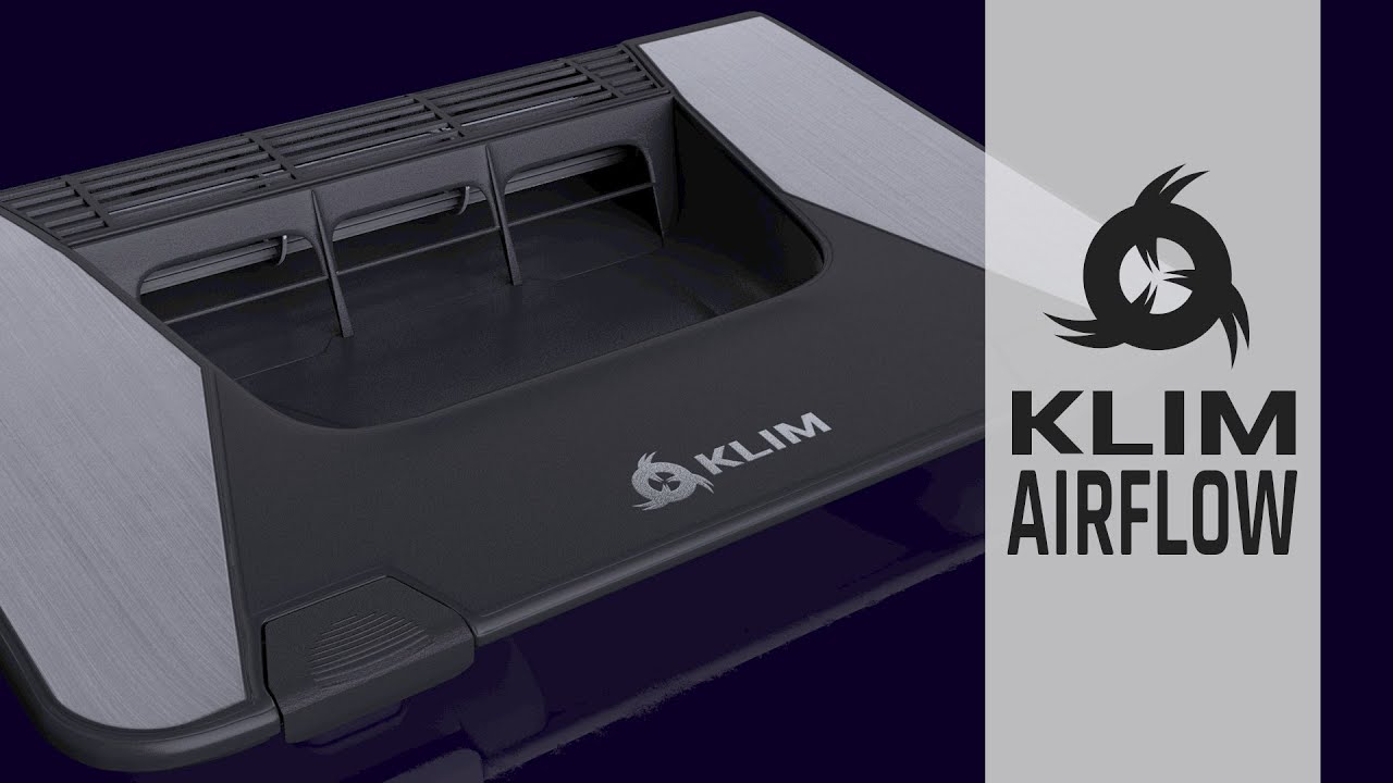 KLIM Airflow | High performance laptop cooler for the most demanding machines