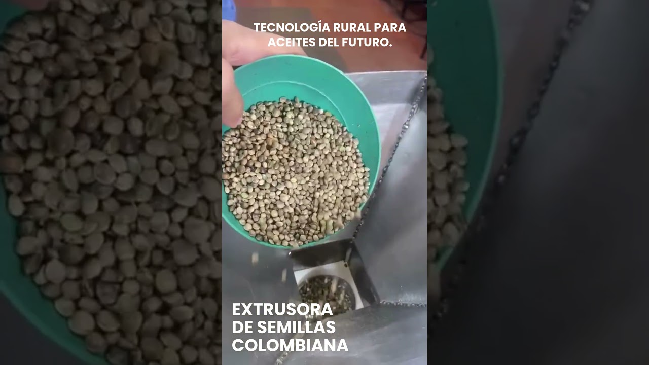 EXTRUSORA DE SEMILLAS COLOMBIANA