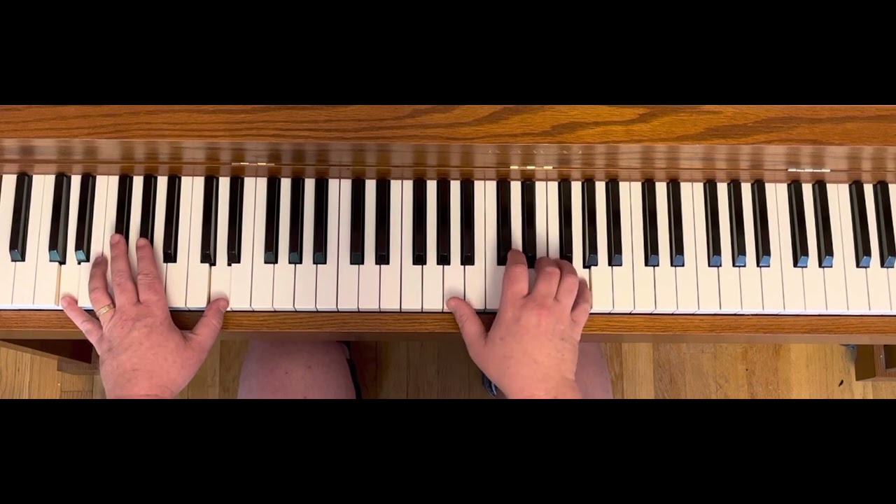 The Beatles - Golden Slumbers/Carry That Weight (overhead piano cover)