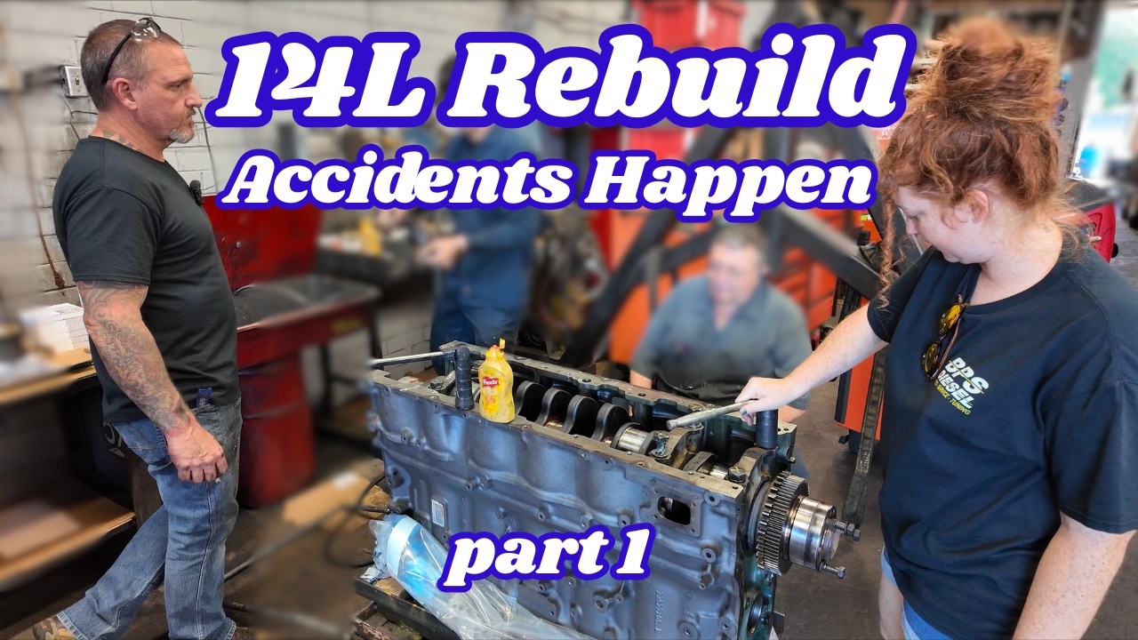 КАТАСТРОФА на Detroit Build! Неудача при сборке 14-литрового Detroit Diesel