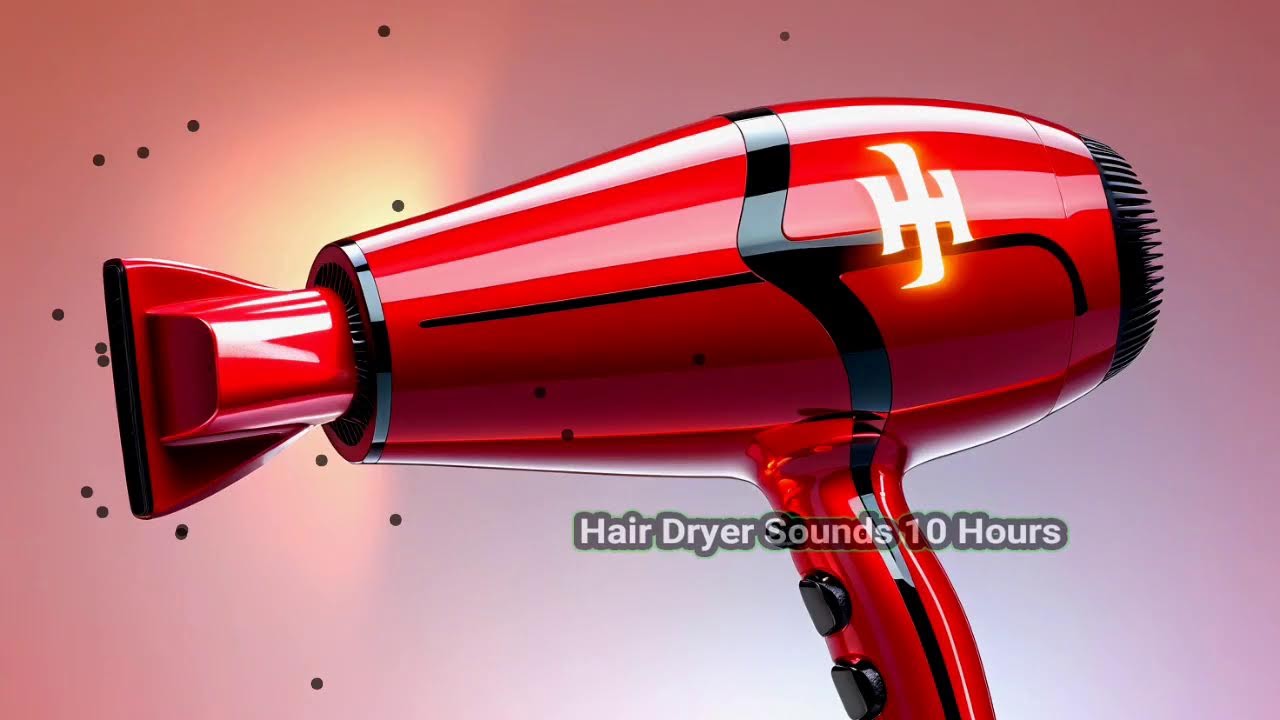 White Noise for Babies – Blow Dryer ASMR - Gentle Hair Dryer Audio