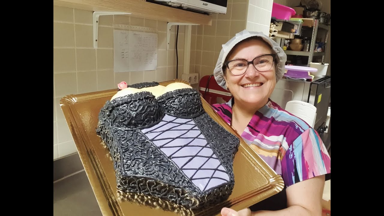 TARTA BODY MUJER (Tutorial)