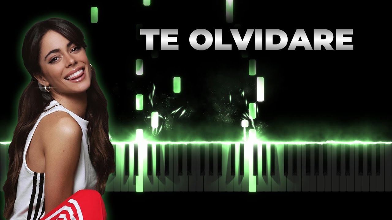TINI - Te Olvidare | Piano Cover, Instrumental Karaoke