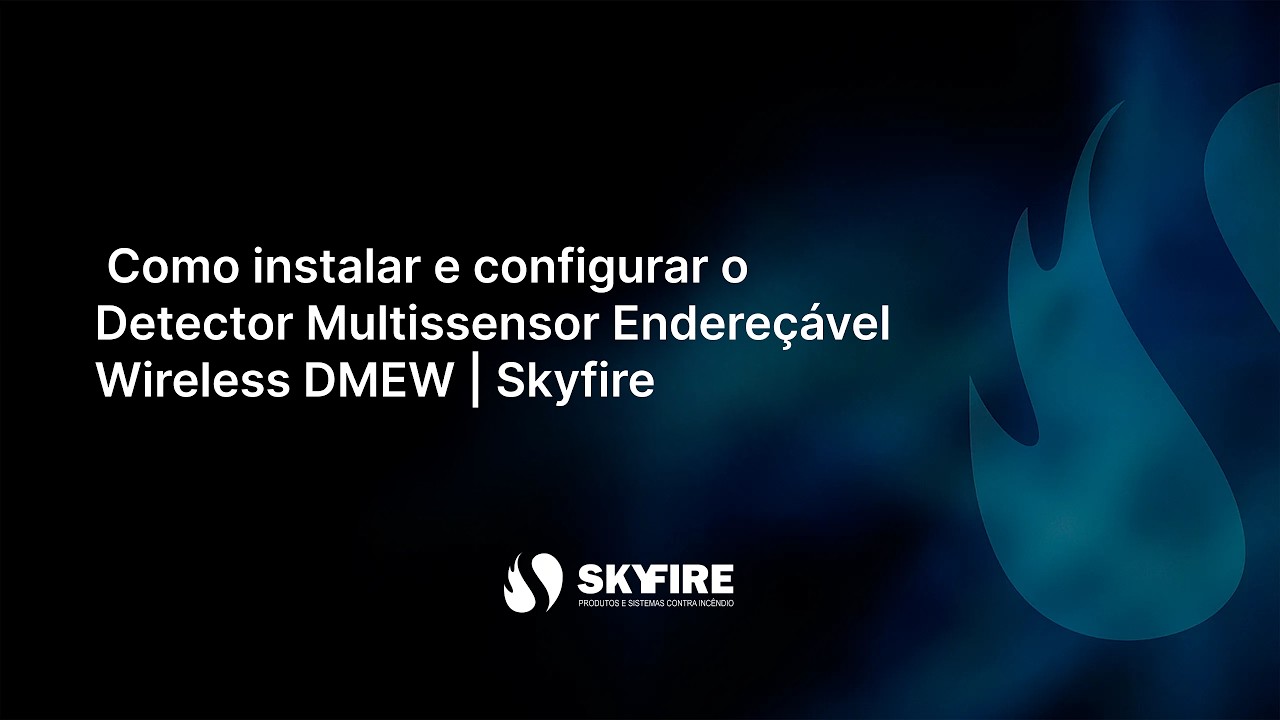 Como instalar e configurar o Detector Multissensor Endereçável Wireless DMEW | Skyfire
