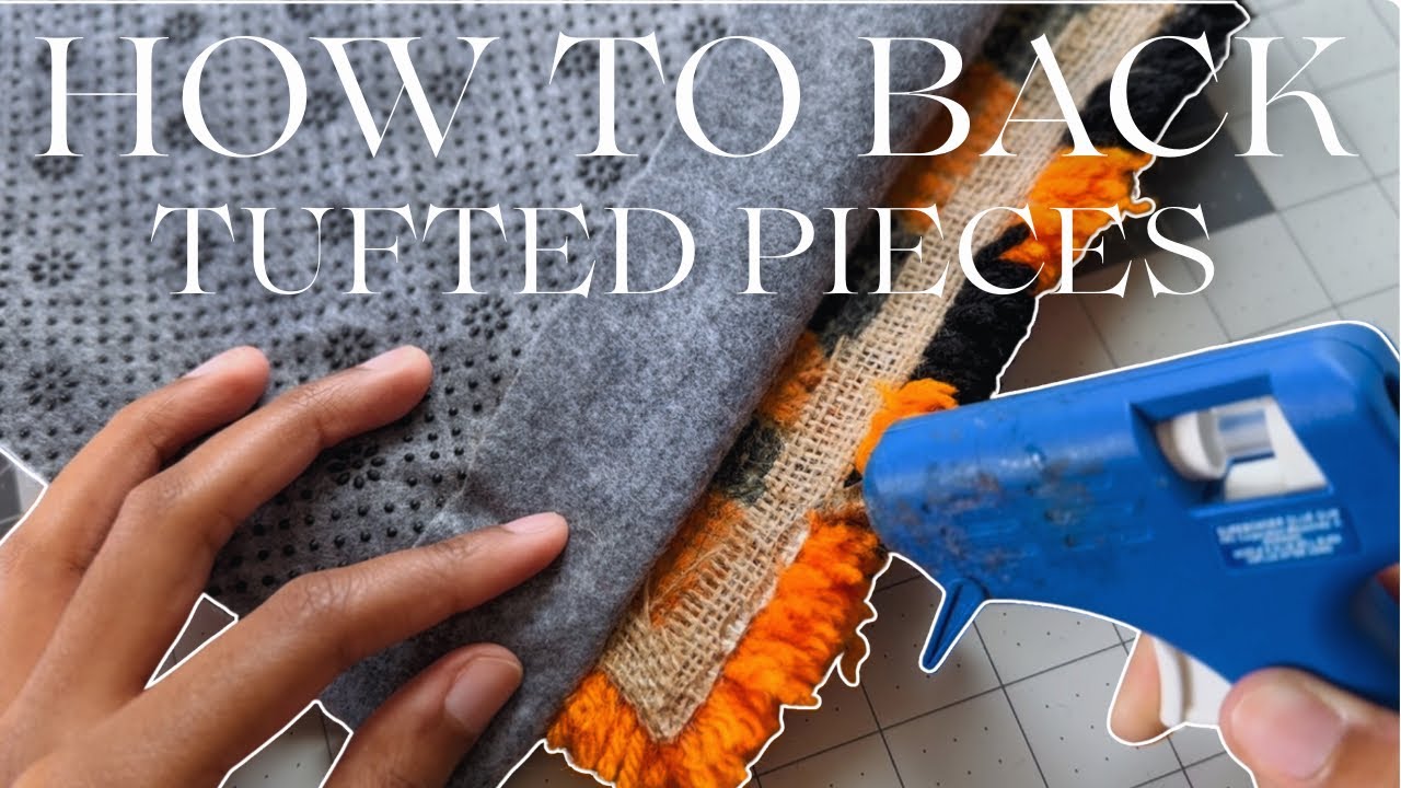 How To Back A Rug | rug backing tips and tricks, products to use, rug backing techniques