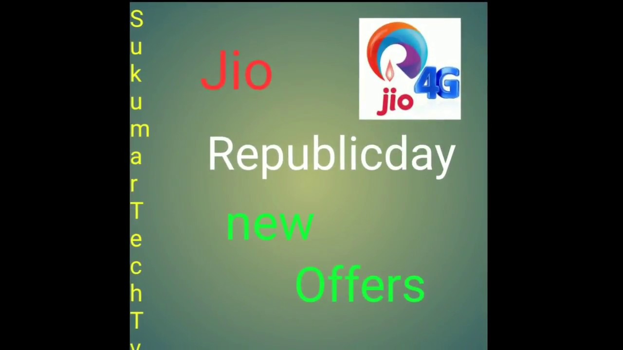 Jio Republic day 2018 Offer