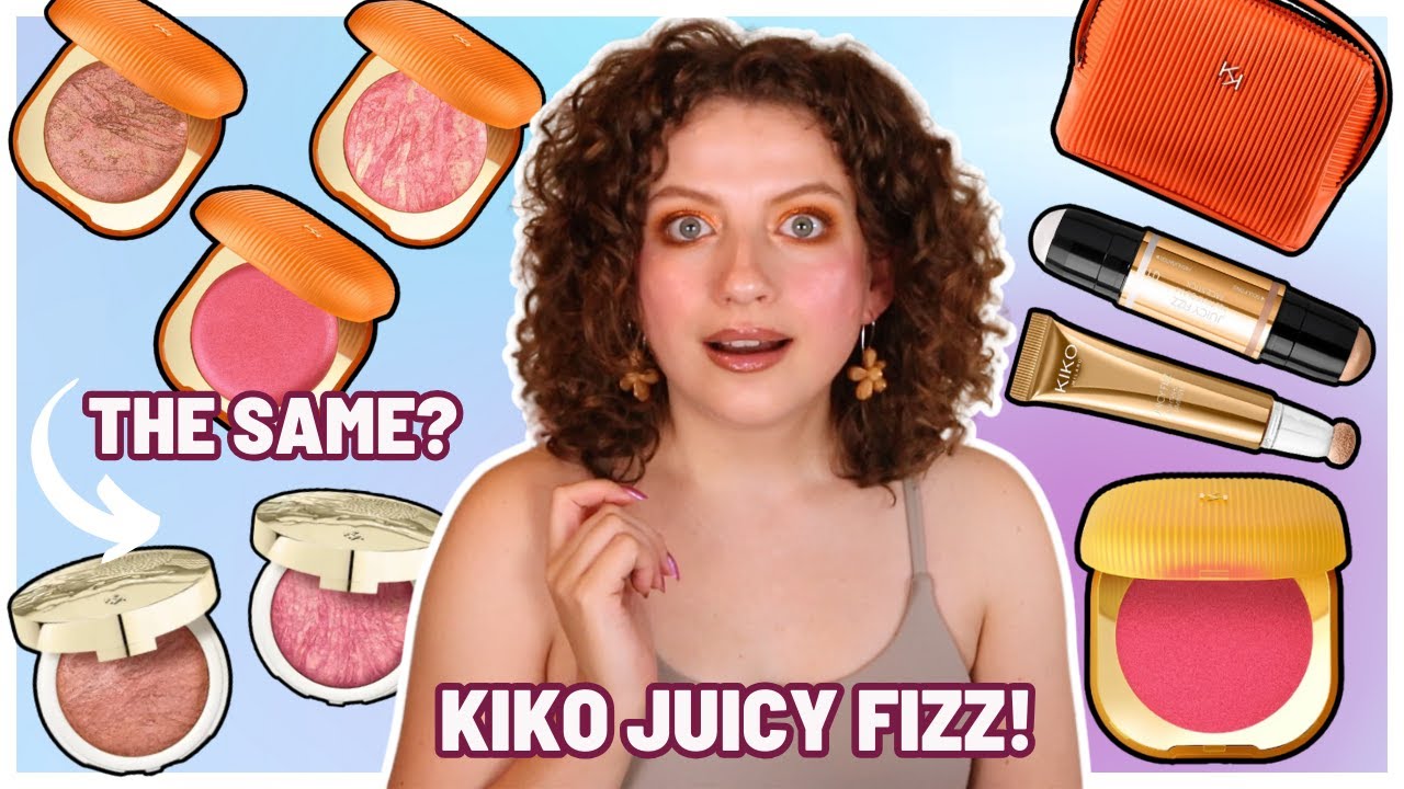 KIKO MILANO JUICY FIZZ TESTED! / SWATCHES + LOOK + COMPARISONS
