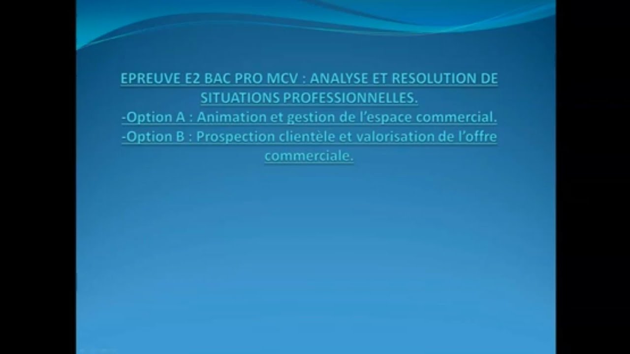 Réussir l'Epreuve E2 Analyse et résolution de situations professionnelles du bac Pro MCV