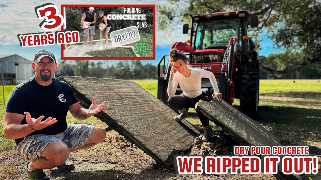 Is Our Viral Dry Pour Slab Completely Cured? | Here are the RESULTS!