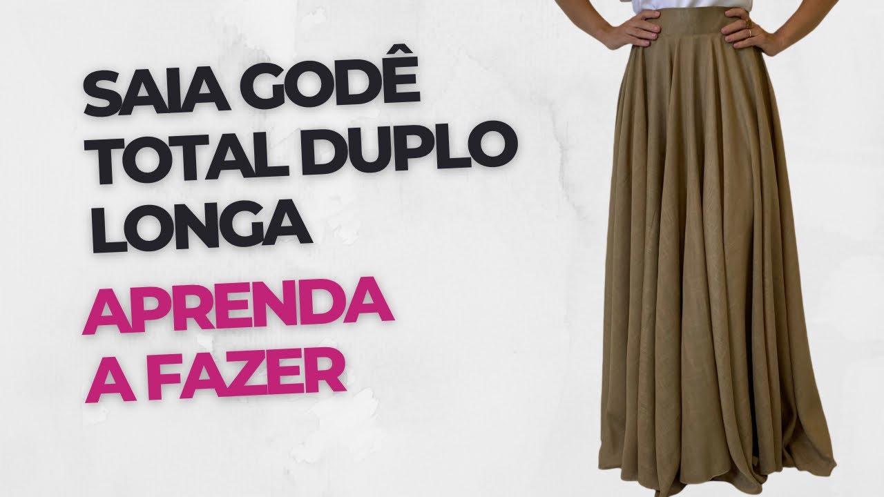 SAIA GODÊ TOTAL DUPLO LONGA: Aprenda a Fazer