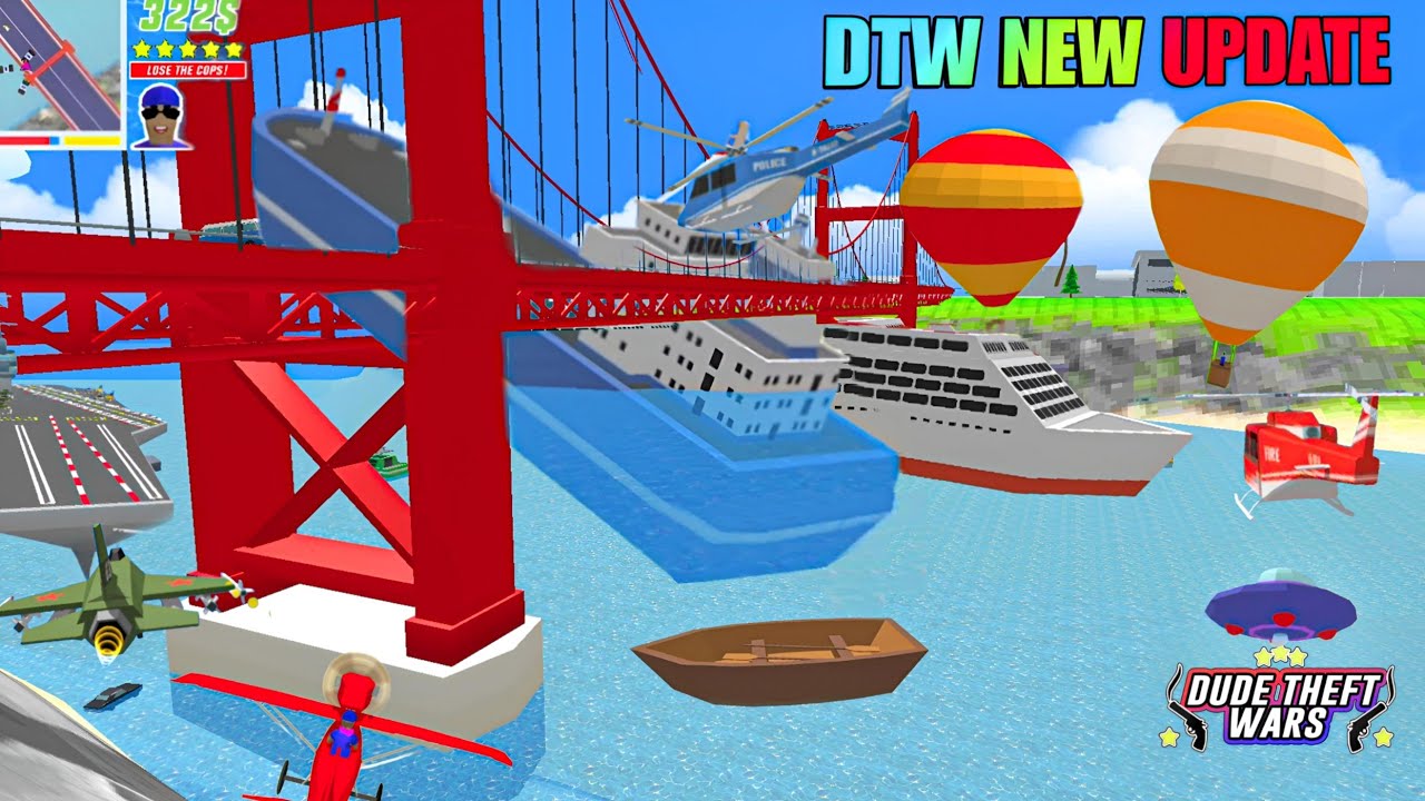 DUDE THEFT WARS: all Exploring Secret Boats and Ships in New Update Tips & Tricks