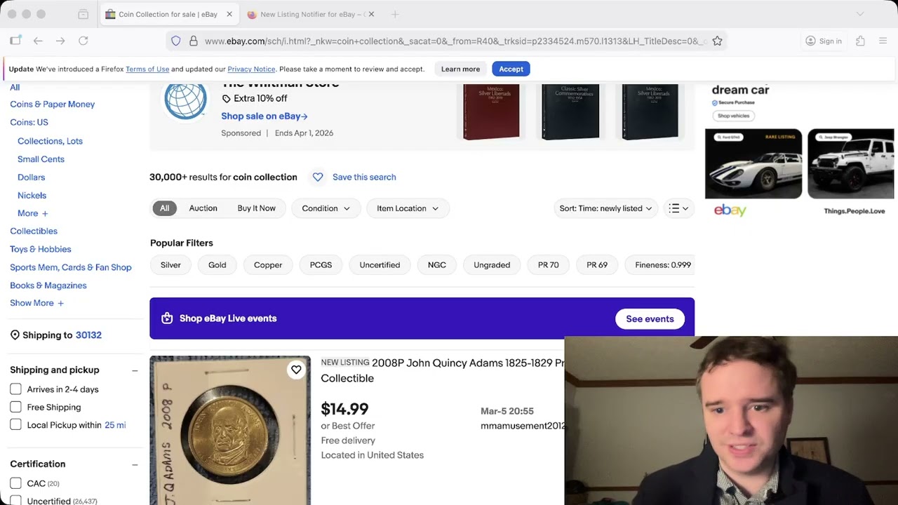 Find collectable coins on eBay, what to know for collecting 