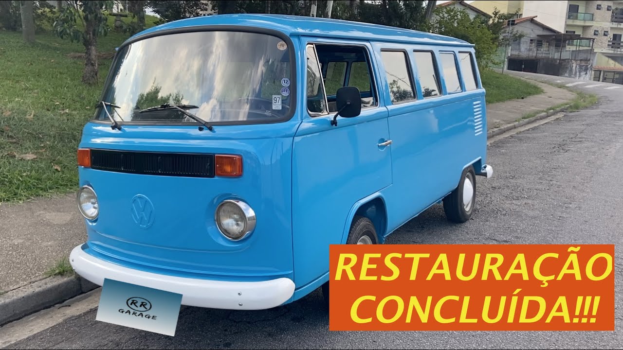 Restauração da kombi 1976 - vídeo final