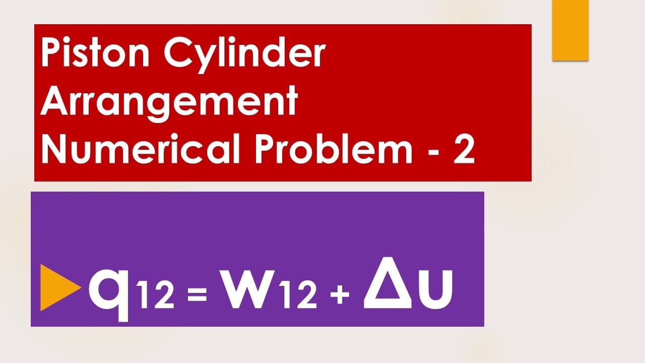 Thermodynamics Numerical Problem - 2 (B. Tech. - Mechanical Engineering)