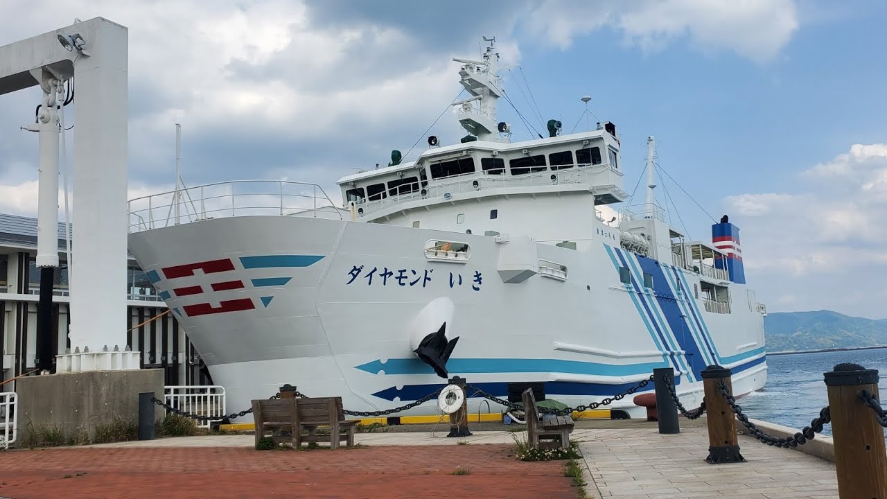 佐賀県唐津～長崎県壱岐島唐津東港～印通寺港フェリーターミナル九州郵船「ダイヤモンドいき」🚢