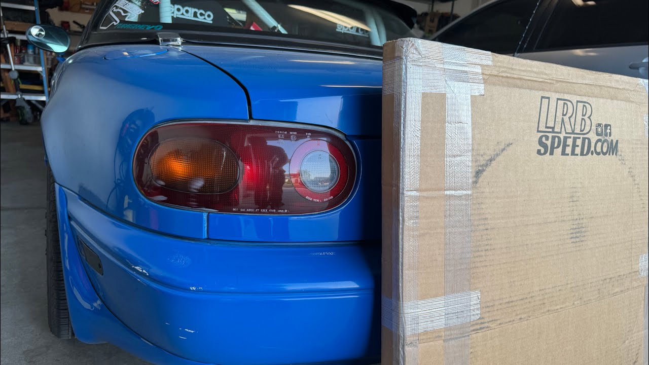 LRB skid plate install on Miata 