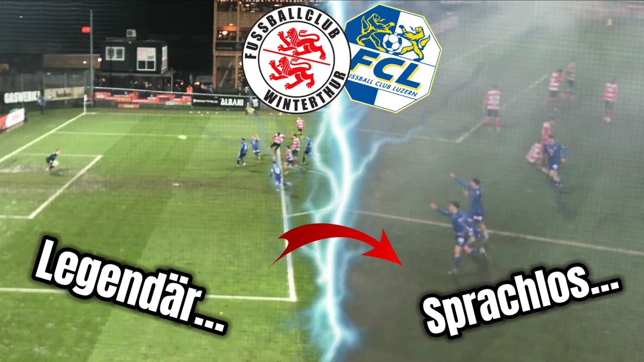 FC Winterthur vs. FC Luzern | Ein starkes FCW, führt zur schlimmsten Ernüchterung😔… | Stadionvlog #5