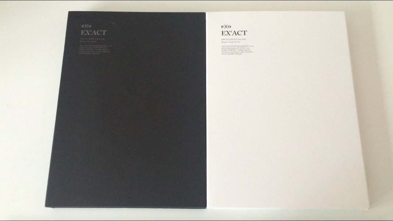 ♡Unboxing EXO 엑소 3rd Korean Studio Album EX'ACT (Monster & Lucky One Version)♡