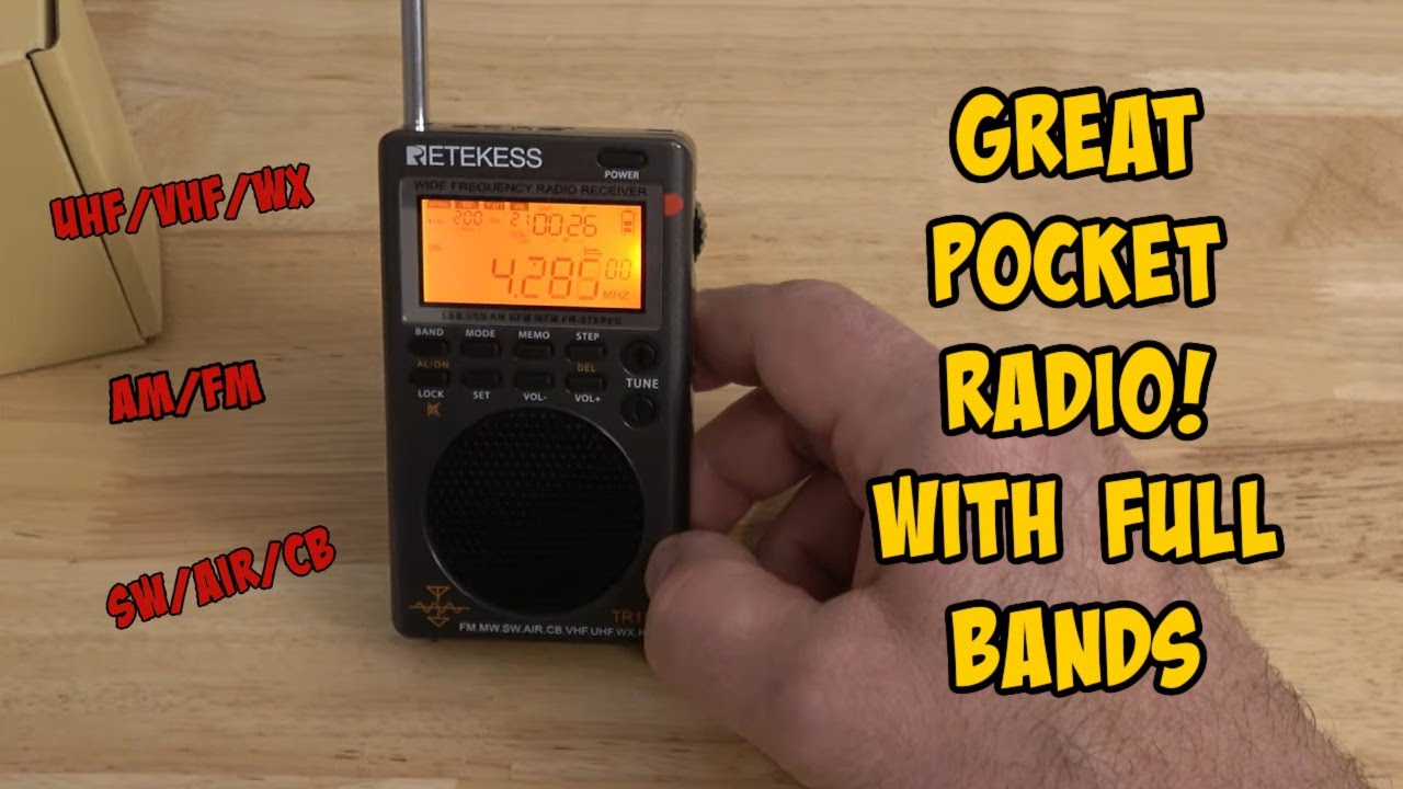 TR110. Этот карманный радиоприемник умеет всё! AM, FM, SW, радио, CB, HAM, WX, VHF, а также SSB и...