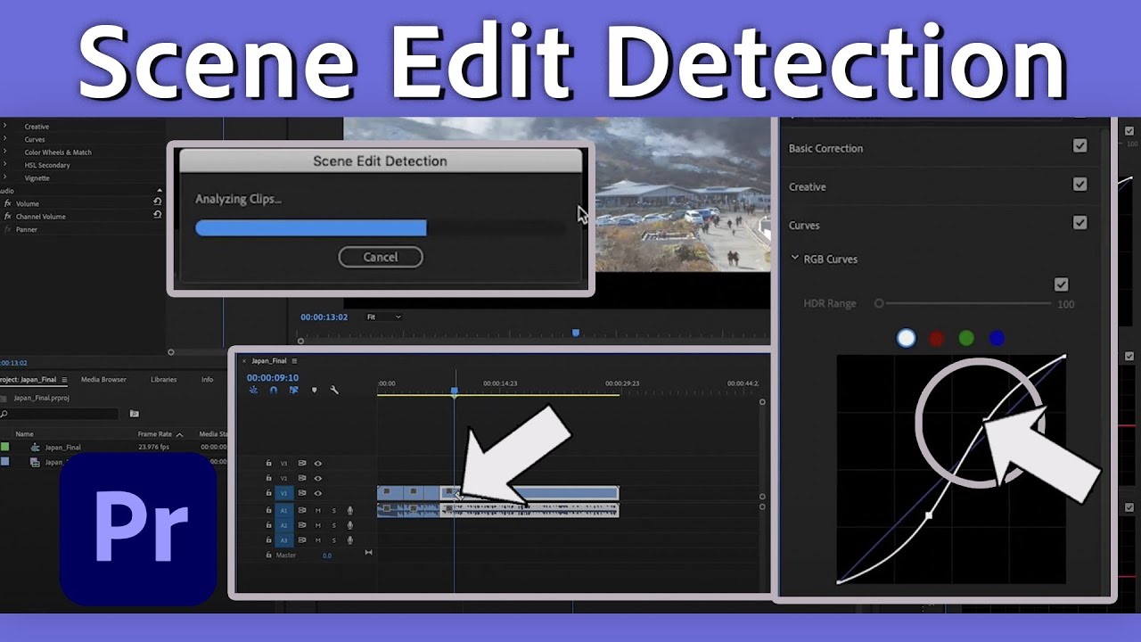 How to Use Scene Edit Detection | New Premiere Pro Effects | Adobe Video