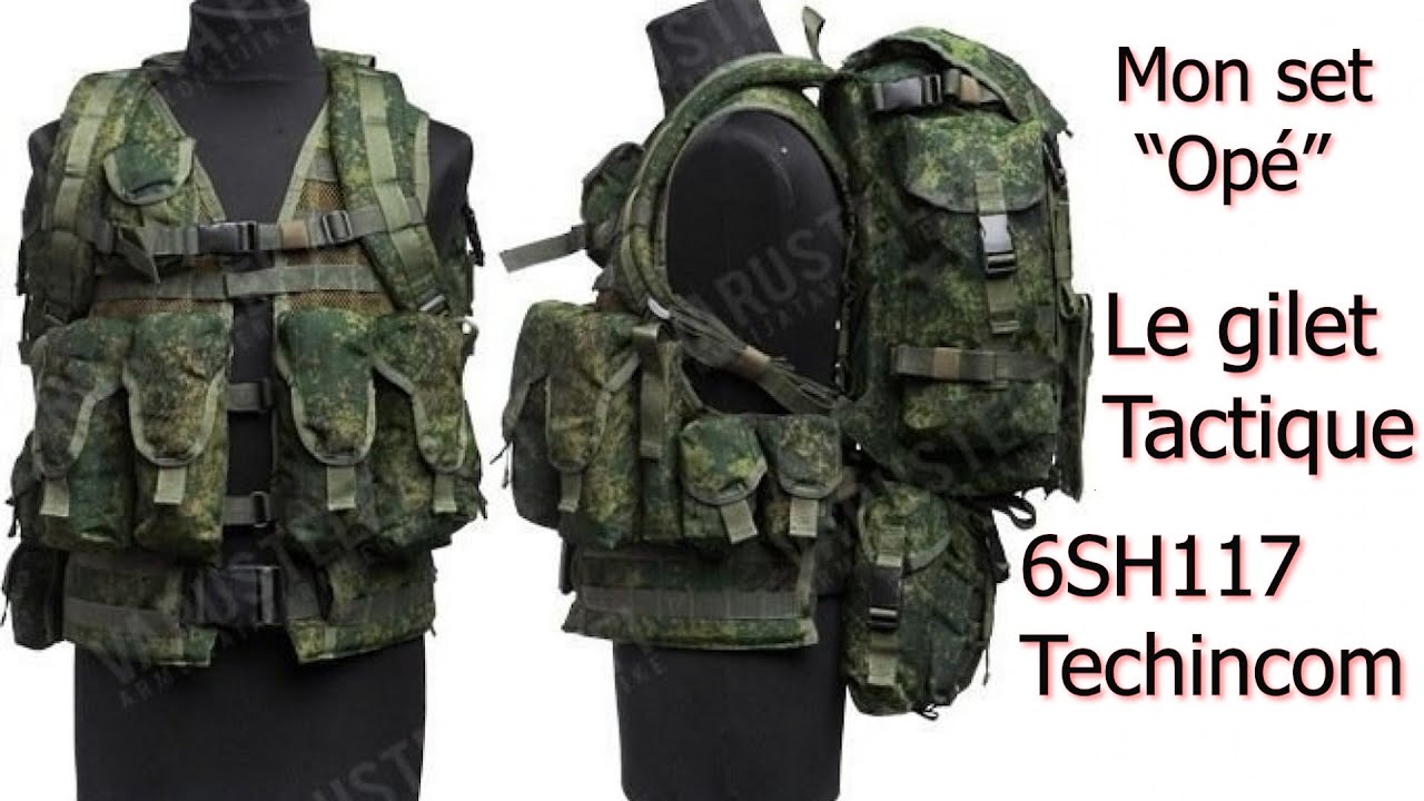 Le gilet tactique 6SH117 Techincom, mon set 