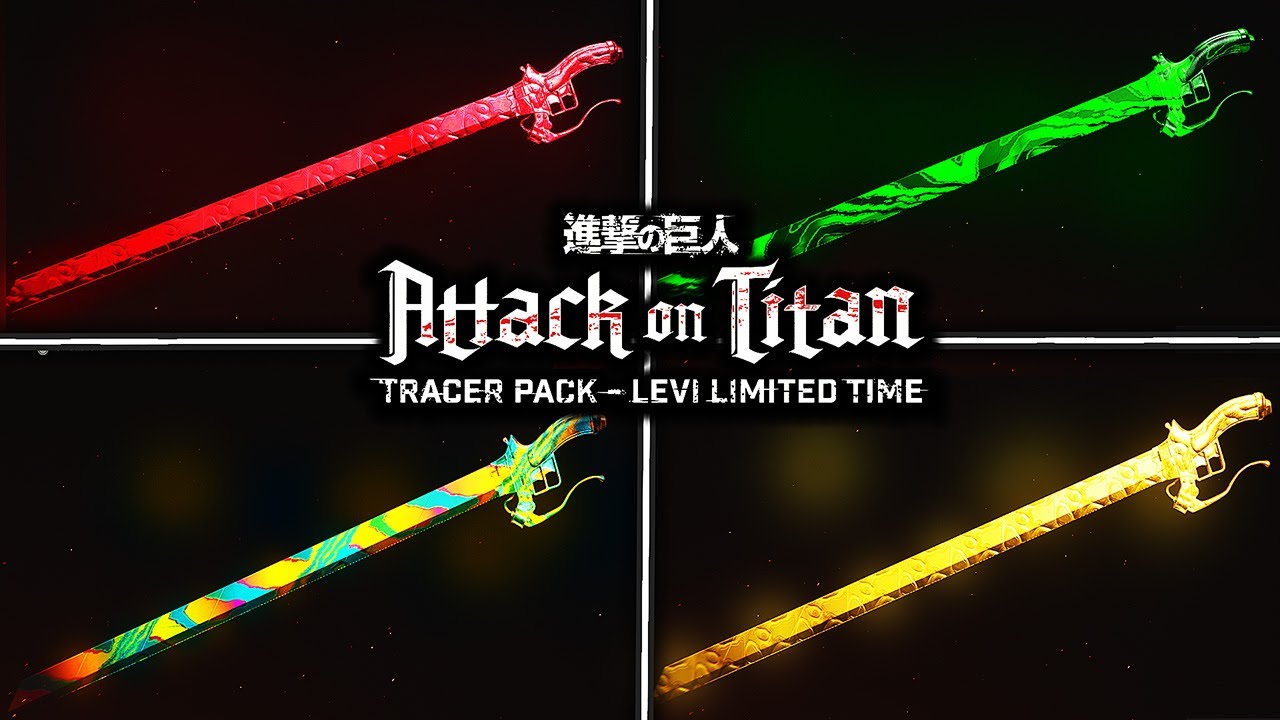 NEW ATTACK ON TITAN LEVI EDITION ANIME Tracer Pack Bundle on Vanguard Warzone (Historia, Ymir Curse)