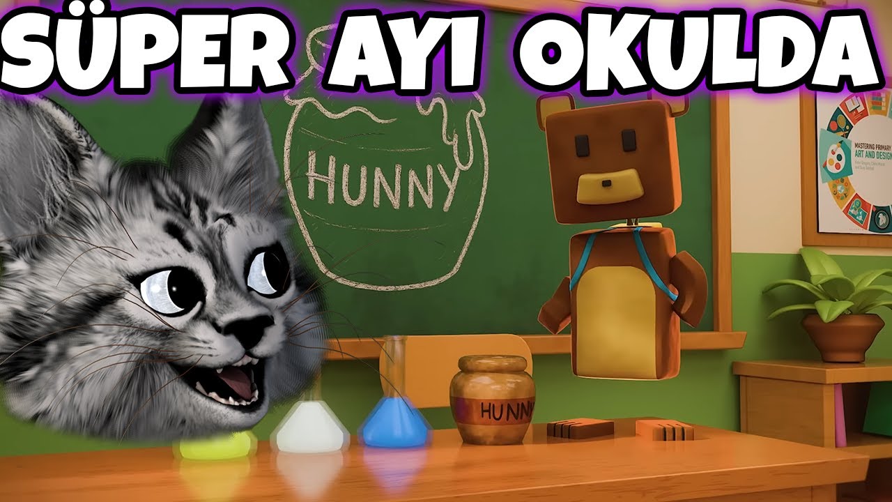 SÜPER AYI OKULDA📖🖋️ Okuldaki İlk Gün Macerası