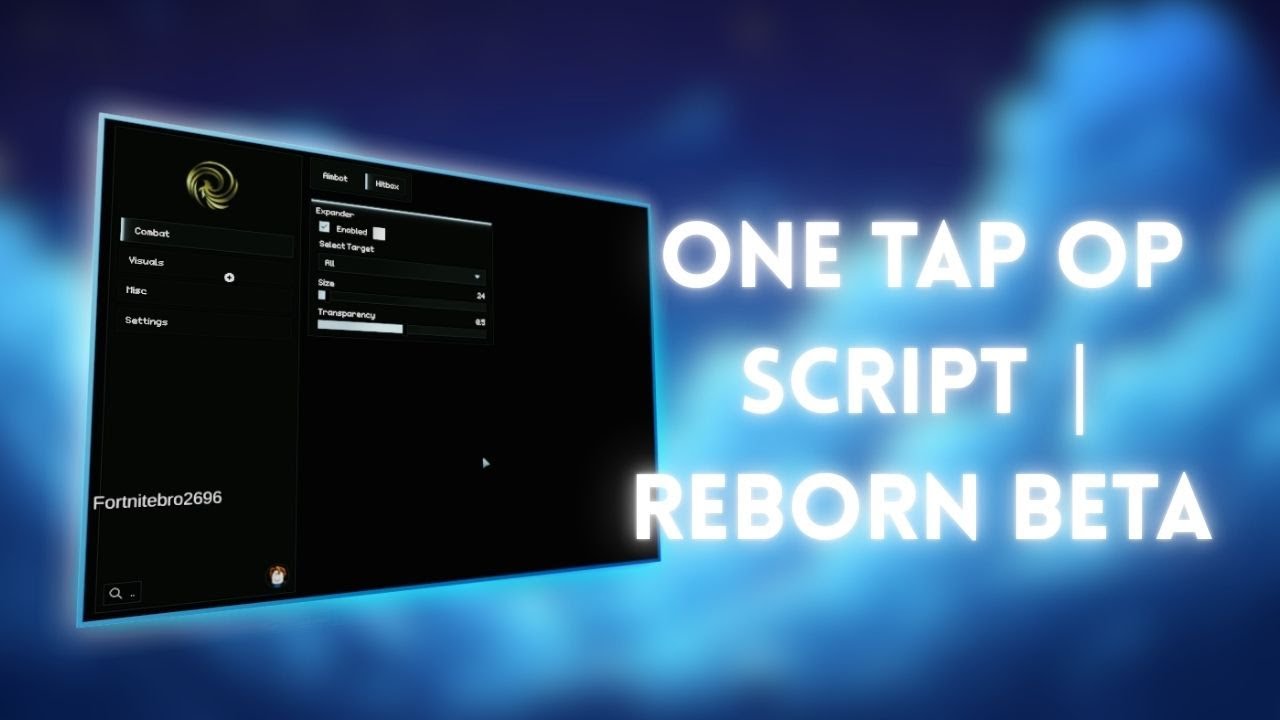 ONE SHOT SCRIPT | ONE TAP SCRIPT | REBORN BETA | Hitbox, Silent Aim, Aimbot, Esp & More