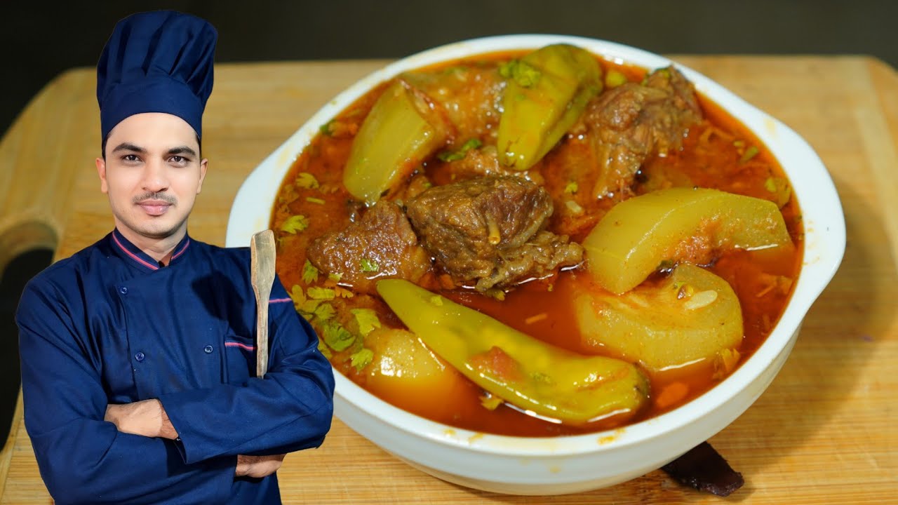 Lauki Ghosht Recipe|Lauki With Delicous Mutton Gravy| Chef M Afzal|