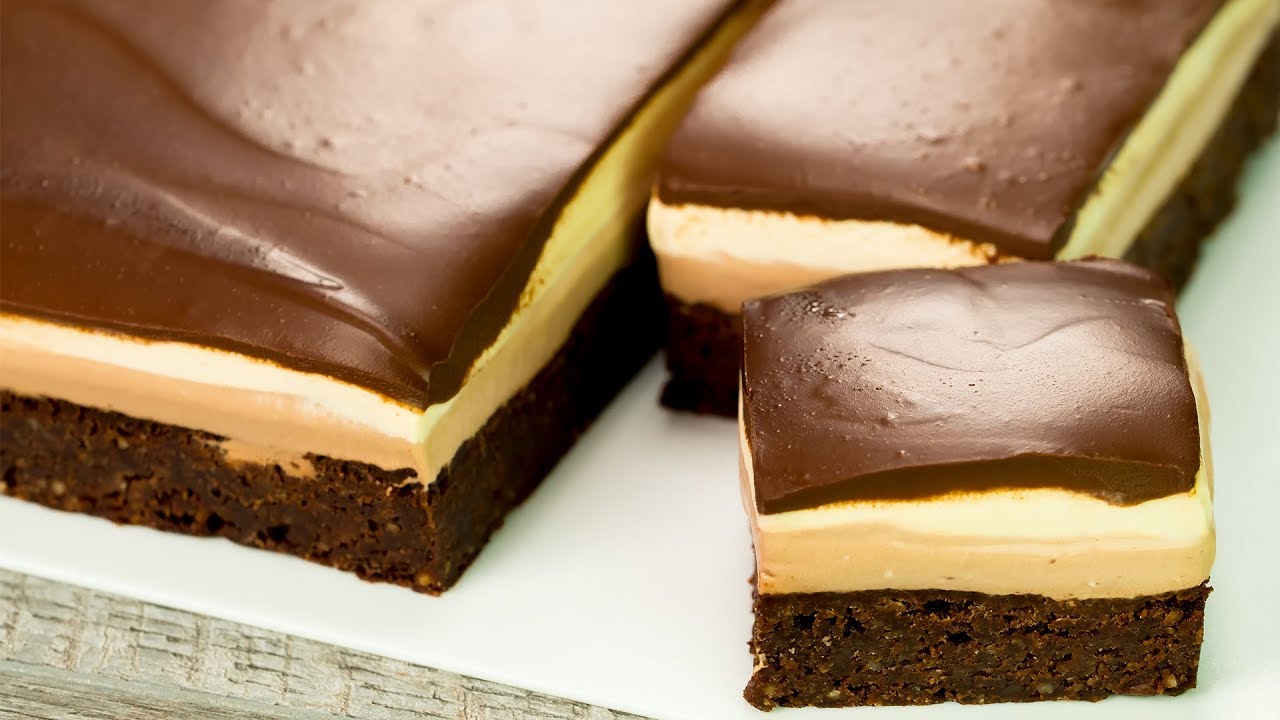 Postre fino digno de un restaurante de lujo − ¡Pastel de mousse de chocolate y café! |Gustoso. TV