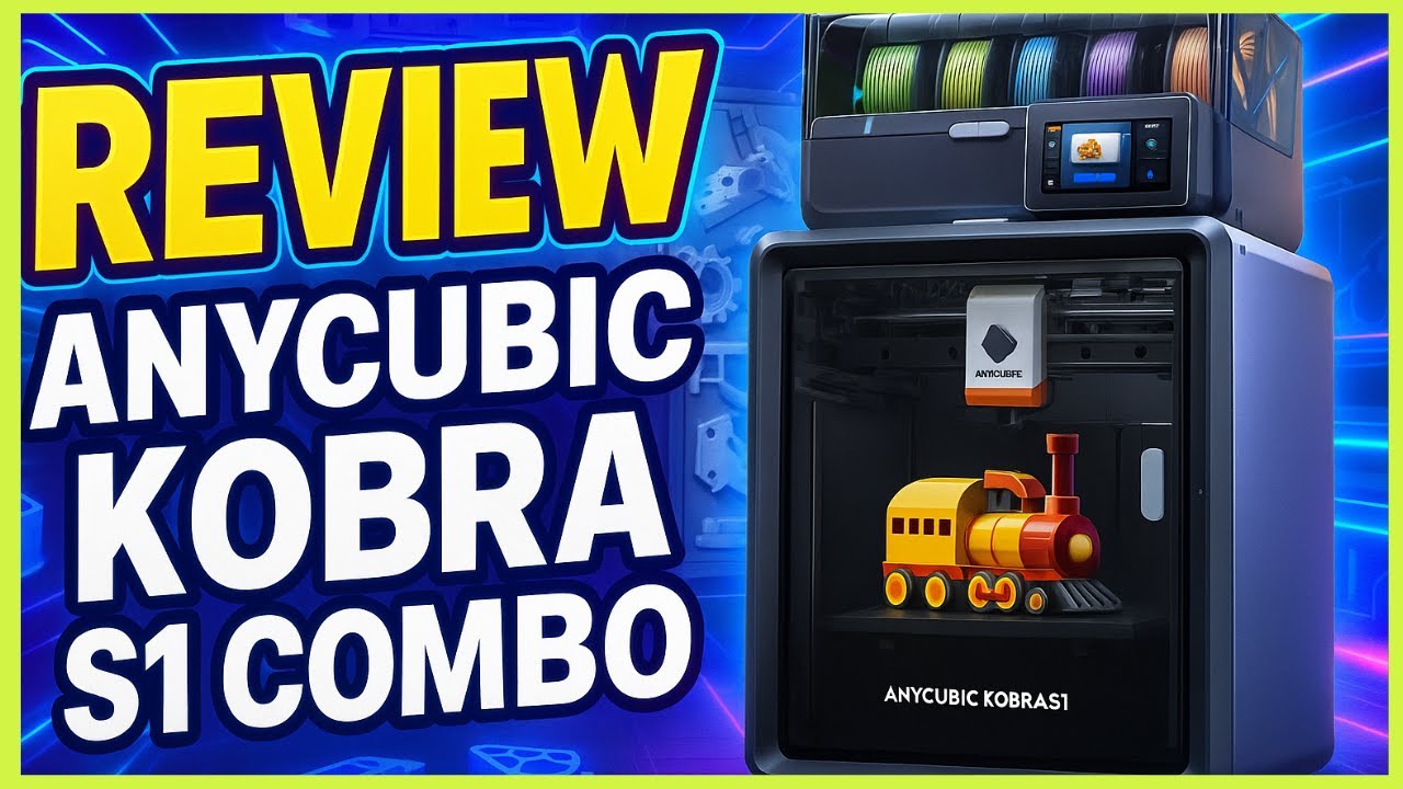 🔥Kobra S1 Combo: Impressora Boa, Bonita e ótimo custo beneficio!