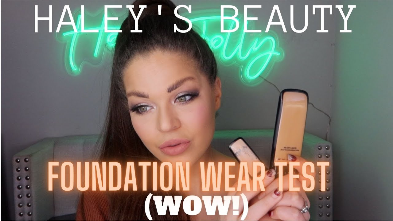 💋HALEY'S BEAUTY: ТЕСТ НА СТОЙКОСТЬ ТОНАЛЬНОГО КОСМЕТИКА! ИЗМЕНИЛ ПРАВИЛА ИГРЫ?! #haleysbeauty #hollylynora