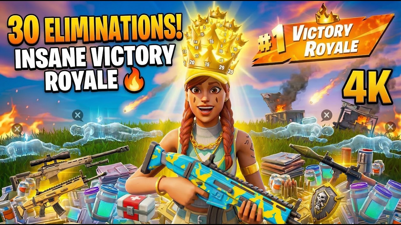 30 Eliminations! INSANE Fortnite Victory Royale 🔥