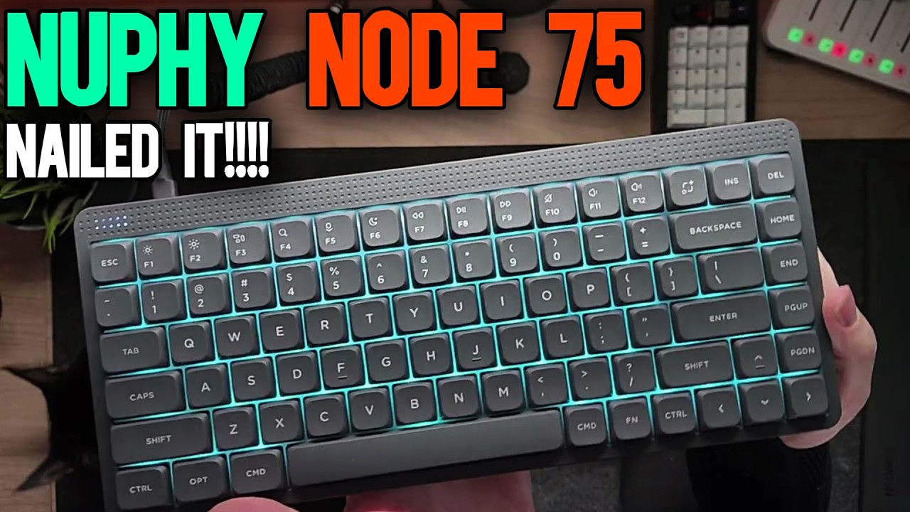 Совершенство в компактном корпусе? NuPhy Node 75 шокирующе хорош