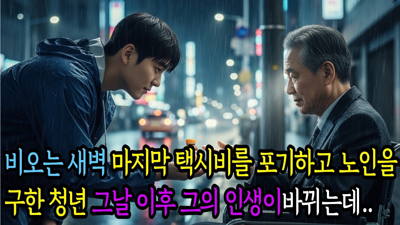 마지막 택시비를 포기한 청년, 그 다음 일어난 일